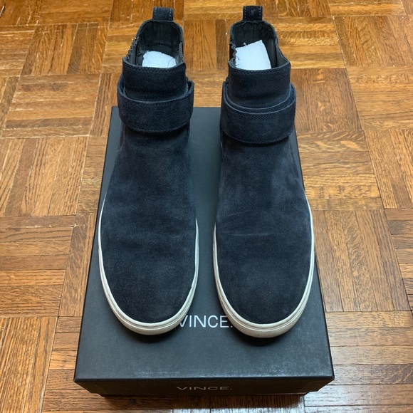 Vince Leather and Suede Chelsea Sneaker - Picture 1 of 3